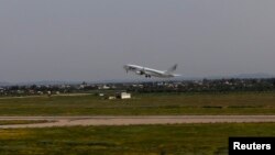 À l'aéroport de Tripoli, Libye, le 21 mars 2014. 