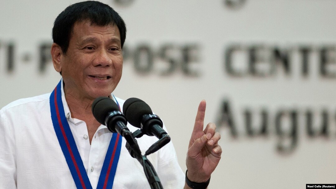 Tổng thống Philippines Rodrigo Duterte.