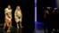 FILE - Visitors take pictures of models representing Flores, human and Neanderthal women in the "Musee des Confluences," a new science and anthropology museum in Lyon, central France, Dec. 18, 2014. Neanderthals had a long run in Europe, but disappeared about 40,000 years ago after modern humans showed up.