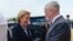 Bộ trưởng Quốc phòng Mỹ James Mattis tiếp Bộ trưởng Quốc phòng Đức Ursula von der Leyen tại Ngủ Giác Đài ngày 20/6/2018.
