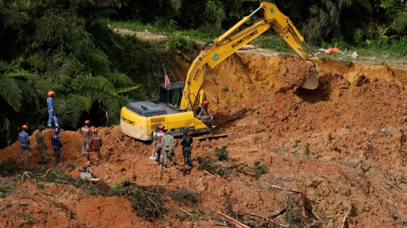 Tanah longsor Malaysia menewaskan lebih dari 20 orang