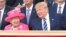 Президент США Дональд Трамп и британская королева Елизавета Вторая (архивное фото)