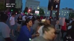 Raw Video of Chaos After Dallas Shooting