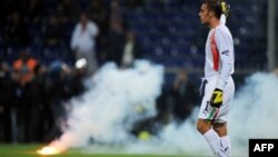 Utakmica između Srbije i Italije prekinuta je nakon sedam minuta igre