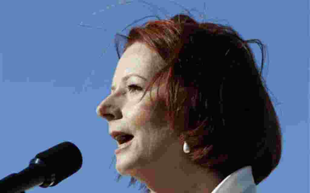 23. - La primer ministro de Australia, Julia Gillard.