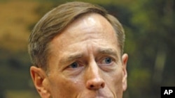 David Petraeus speaks to the press after being sworn-in as the new CIA Director, in the Roosevelt Room of the White House in Washington, D.C., September 6, 2011. (file photo)