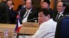 FILE - Philippines President Rodrigo Duterte is seen at the U.S.-ASEAN Summit in Manila, Philippines. Nov. 13, 2017.