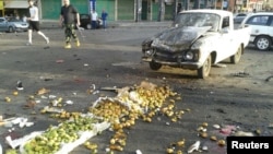 25일 시리아 서남부 스웨이다에서 자살 폭탄 사건이 발생해 50여 명이 숨졌다. 