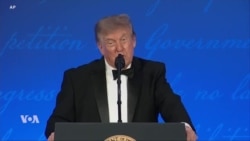 Gotara Serok Trump li Şîva Nûçegihanên Koşka Sipî 