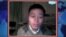 Chinese filmmaker Du Bin speaking to VOA's Mandarin Service via Skype (file photo)