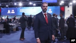 Valdecy Urquiza, currently Interpol's vice president for the Americas, poses for a photo at the Interpol General Assembly in Glasgow, Scotland, Nov. 4, 2024.