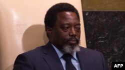 Joseph Kabila Kabange, président de la RDC, au siège des Nations Unies à New York, le 23 septembre 2017.