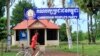 The Cambodian People’s Party commune office and Svay Pleung commune hall are located on the same plot of land in Kampong Thom, Cambodia, July 14, 2017. (Sun Narin/VOA Khmer) 