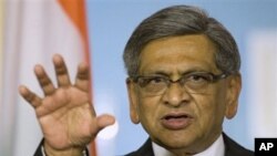 Indian Foreign Minister S.M. Krishna (file photo)