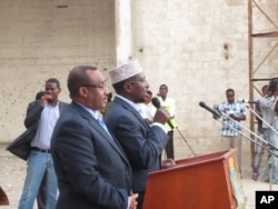 Somali President Sharif Sheikh Ahmed credited the reopening on security gains against al-Shabab militants.