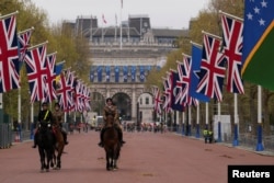 伦敦为英国国王登基做好了准备。（2023年5月1日）