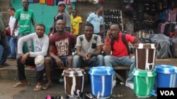 Street vendors Harare have taken over shop verandas in the city's central business district.