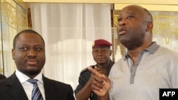 总统巴博(左)与总理索罗(右)