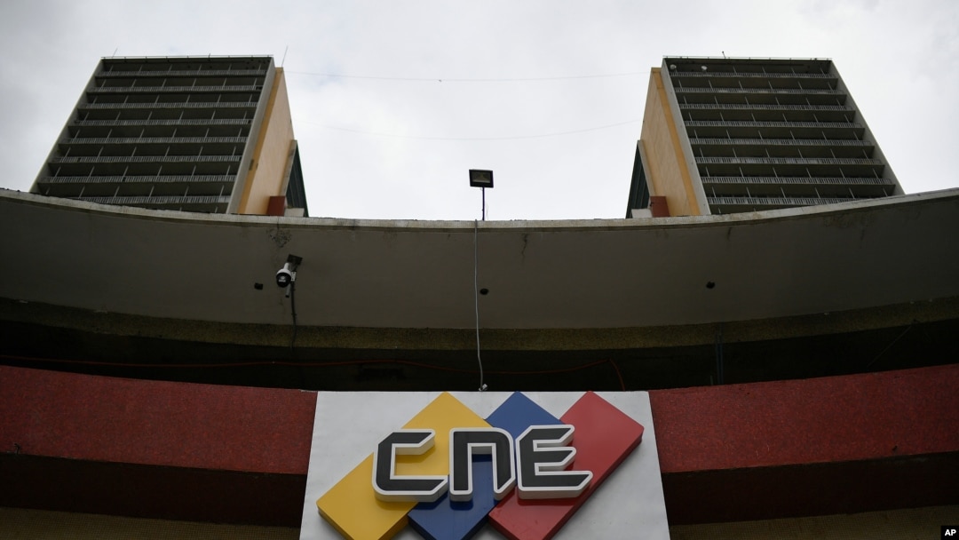 La sede del Consejo Nacional Electoral en Caracas, Venezuela. Junio 15, 2020. [Foto: AP]