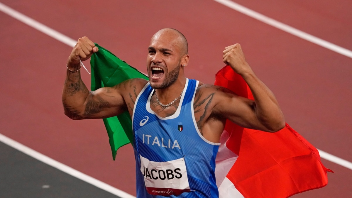 Italian Jacobs Takes Surprising Gold In Olympic 100