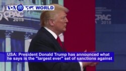 VOA60 World PM 2-23- President Donald Trump has announced what he says is the "largest ever" set of sanctions against North Korea