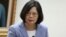 台湾民进党主席蔡英文 (美国之音杨明拍摄)