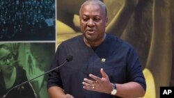 Ghana President John Dramani Mahama.