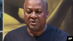 Shugaban Ghana John Dramani Mahama.