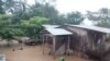 El huracán Eta provocó inundaciones en la Costa Caribe de Nicaragua. Foto cortesía de Radio Uraccan Siuna.