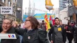 ناڕەزاییەکان دژ بە سەرۆک ترامپ