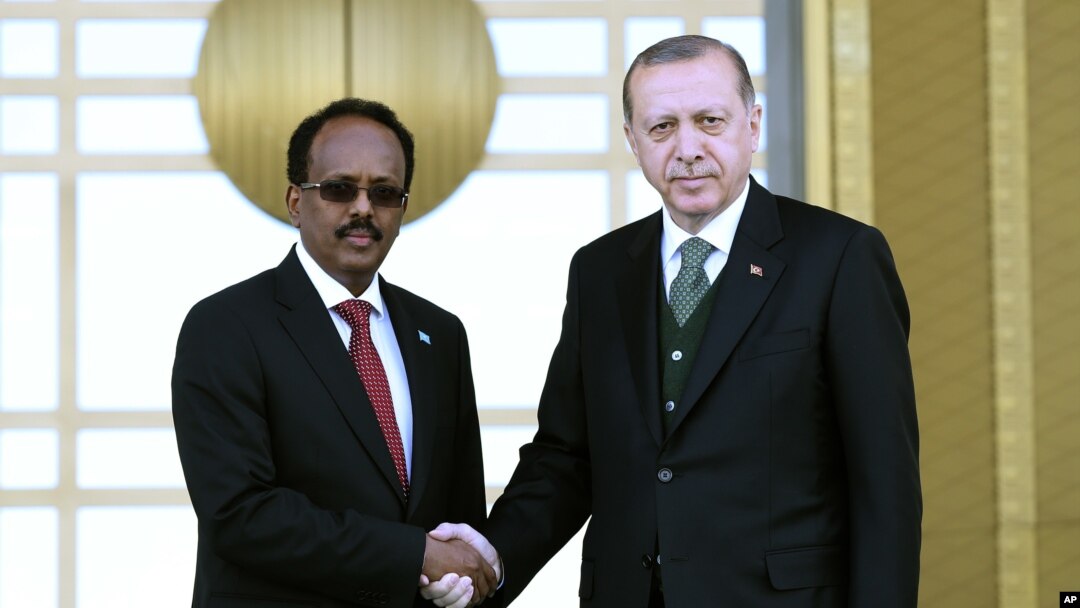 د ترکیې صدر رجب طیب اردوان او د صومالي صدر محمد عبداللهي