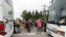 Мігранти прибувають до Австрії 