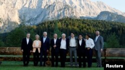Hari pertama KTT para pemimpin G7 di kastil Schloss Elmau Bavaria, dekat Garmisch-Partenkirchen, Jerman, 26 Juni 2022. (Foto: REUTERS/Jonathan Ernst)