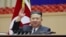 朝鲜领导人金正恩在平壤体育馆出席了朝鲜人民军连级指挥员会议。(朝中社2026年10月24日发布)