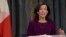 In this image taken from video, New York Gov. Kathy Hochul speaks during a virtual press conference on Dec. 2, 2021, in New York.