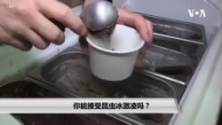 你能接受昆虫冰激凌吗？