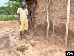Xolani Moyo has been locked in cycle of poverty since his father died and dropped out of primary school fourth grade. (Columbus Mavhunga/VOA)
