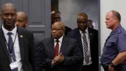 Jacob Zuma chega ao tribunal em Joanesburgo, 17 de Julho de 2019