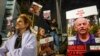 FILE - sraeli protesters call for the release of the hostages held in the Gaza Strip by the Hamas militant group, in Tel Aviv, November 28, 2023.