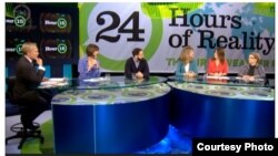 The 24-hour webcast includes panel discussions with scientists, elected officials, business leaders and activists. It takes viewers around the globe to witness the impact of climate change. (Climate Reality Project)