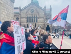 Protest podrške studentima u Bostonu, 1. mart 2025.