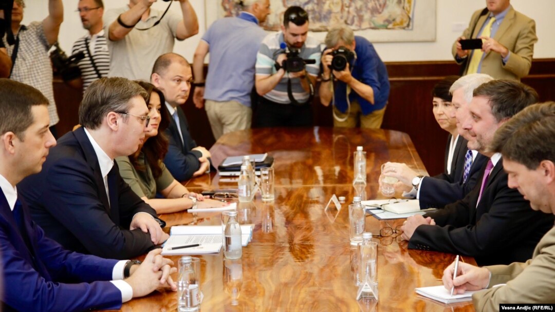 Sastanak Matthewa Palmera i Aleksandra Vučića, Beograd, 10. juni 2019.