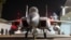 Jet tempur Israel meninggalkan hanggar di lokasi yang dirahasiakan di Israel. (Foto: AFP)