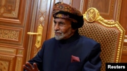 FILE PHOTO: Sultan of Oman Qaboos bin Said al-Said at the Beit Al Baraka Royal Palace in Muscat, Oman Jan. 14, 2019. 