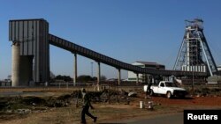 Une mine d'or Doornkop, à environ 30km à l'ouest de Johannesburg, le 5 septembre 2013.