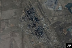 Satelitski snimak koksare u Avdejevki, nastao 26. februara.