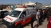اسرائیلی حملوں میں مارے گئے 6 غیر ملکی امدادی کارکنوں کی لاشیں مصر منتقل