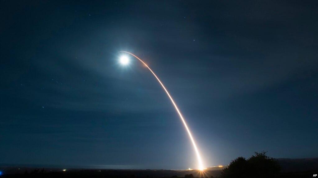 Испытательный запуск МБР Minuteman III. 5 февраля 2020 года. 