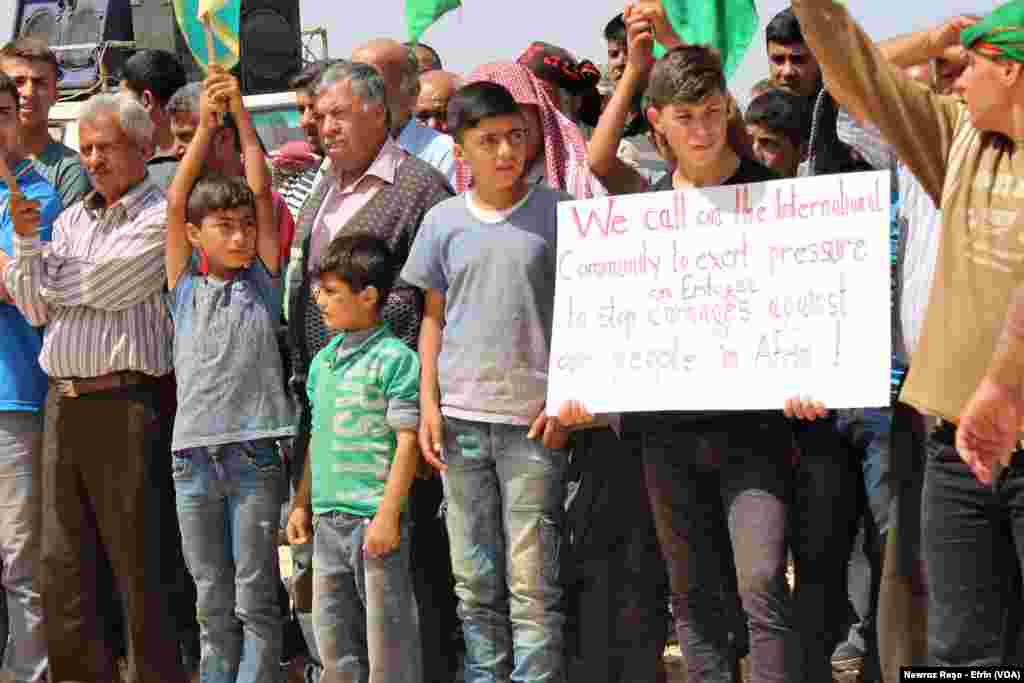 Roja Cîhanî ya bi Efrînê re 