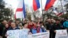 On The Scene: VOA's Elizabeth Arrott in Simferopol, Crimea